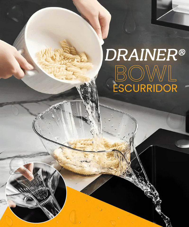 DRAINER BOWL- Escurridor de alimentos 🔥 HOT SALE 🔥