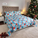 Edredon Navideño Cama Doble 140x190 cm + 2 Fundas de Almohadas