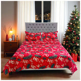 Edredon Navideño Cama Doble 140x190 cm + 2 Fundas de Almohadas