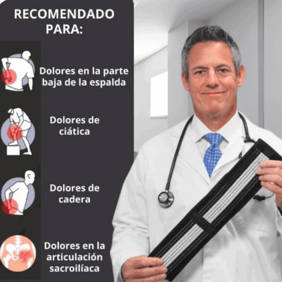 Cinturón Ortopédico Ortho Flex® – Alivio Inmediato para Dolor de Espalda y Postura Correcta