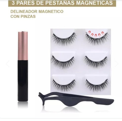 GlamEyes 360®  Pestañas Magnéticas Sin Pegante  ¡OFERTA! 🔥