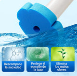 CleanFlash™ – Combo Premium: Cepillo + 50 repuestos aromatizados con jabón incluido