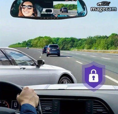 Espejo Retrovisor Doble Cámara Full HD