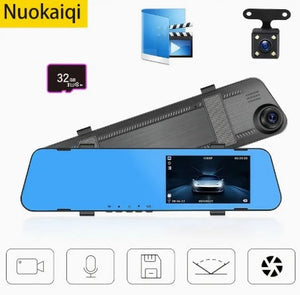 Espejo Retrovisor Doble Cámara Full HD