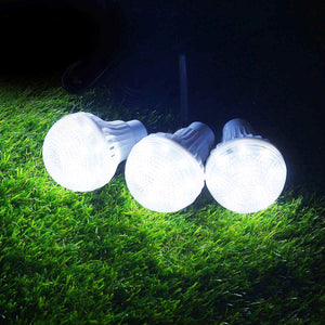 Kit Panel Solar con Bateria, linterna + 3 bombillas de luz LED