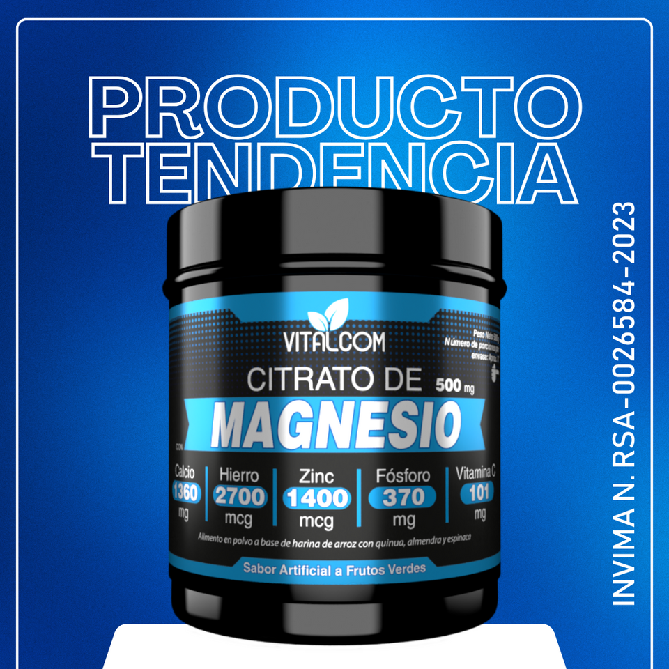 CITRATO DE MAGNESIO®- Energía al 100%