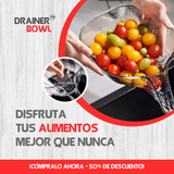 DRAINER BOWL- Escurridor de alimentos 🔥 HOT SALE 🔥