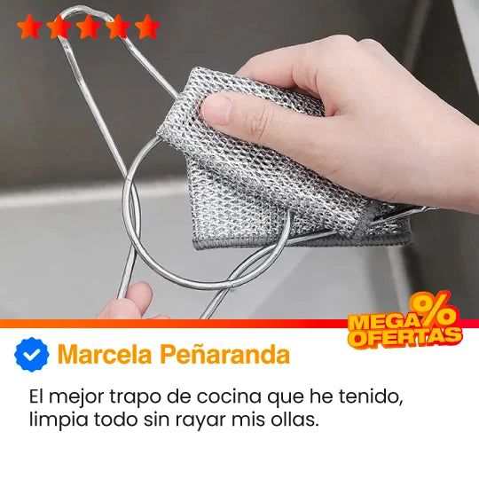 Paño Mágico con Acero Inoxidable — Pack x10