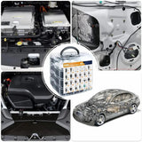 Kit de Clips para Carro y Moto 800 Piezas + Herramienta
