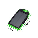 Cargador Portátil Panel Solar - Power Bank Solar 5000mAh