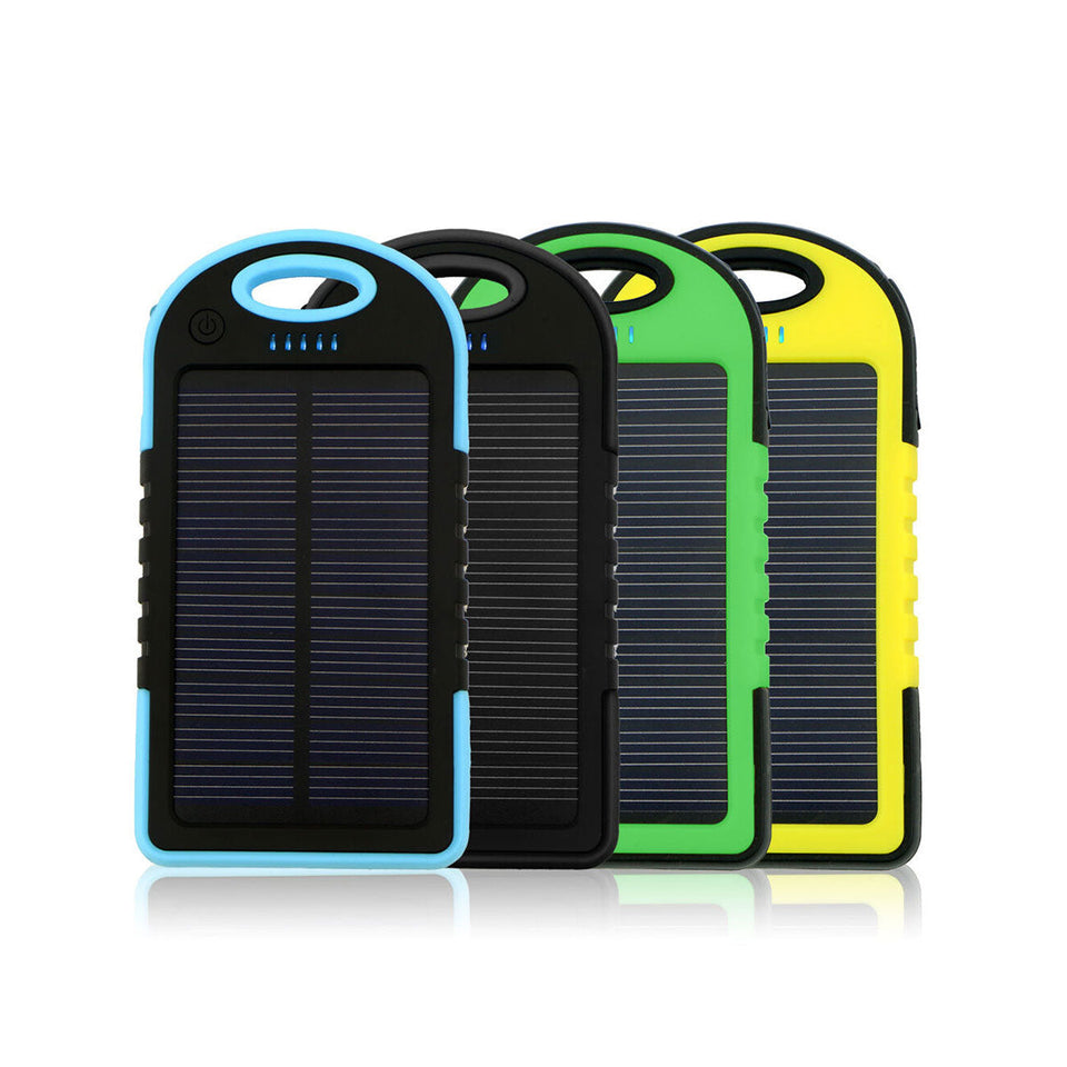 Cargador Portátil Panel Solar - Power Bank Solar 5000mAh