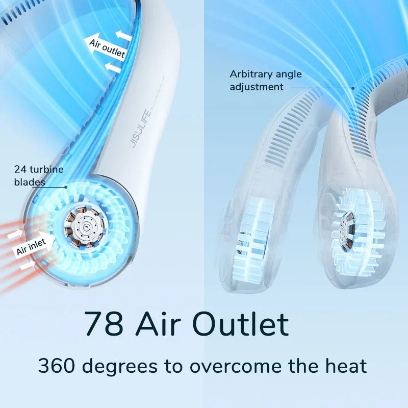 AeroFresh 360® – Ventilador Portátil de Cuello 🔥¡OFERTA!🔥