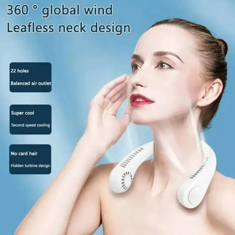 AeroFresh 360® – Ventilador Portátil de Cuello 🔥¡OFERTA!🔥